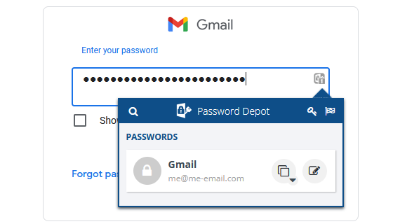 Automatic filling of your data