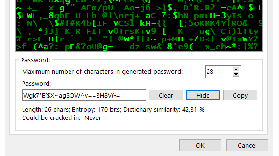 Create strong passwords