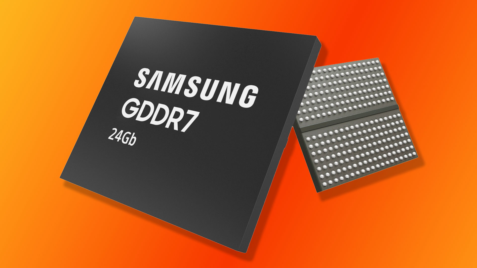 Samsung 24Gb (3GB) GDDR7 VRAM chips