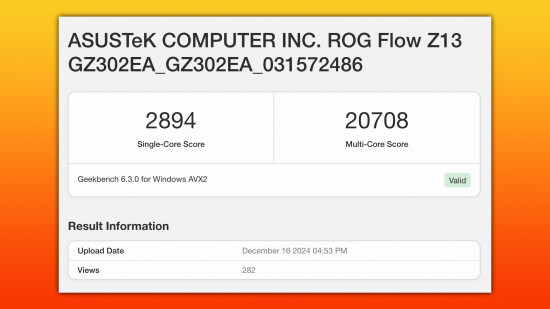 asus z13 flow benchmark 