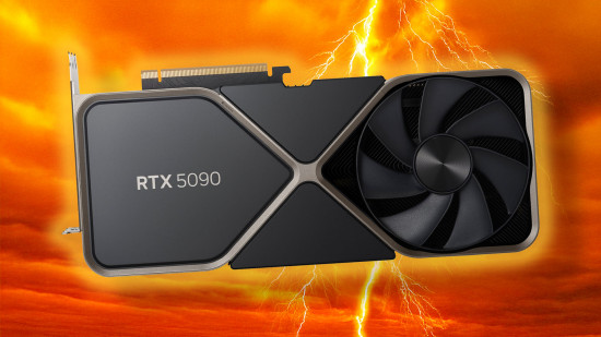 Nvidia GeForce RTX 5090 mockup.