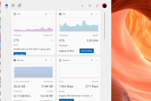 Microsoft finally adds some useful Widgets to monitor your PC