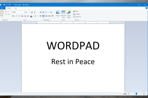 RIP Microsoft WordPad, a PC mainstay since Windows 95