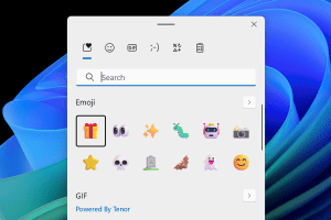 Windows 11 is testing out quick emoji access in the taskbar