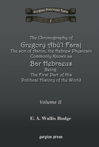 The Chronography of Bar Hebraeus (Vol 2)