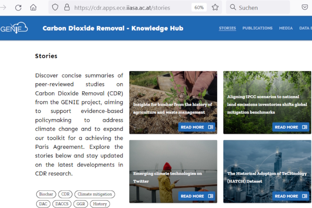 Research network with MCC participation launches a Knowledge Hub on carbon dioxide removal