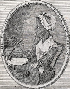 Frontispiece to Phillis Wheatley's Poems on Various Subjects - 1773