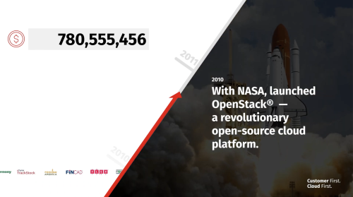 Rackspace About Video NASA OpenStack Launch