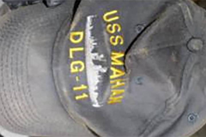 A hat that was found near the body of North Las Vegas resident Roger Rothhaar, 77, who was foun ...