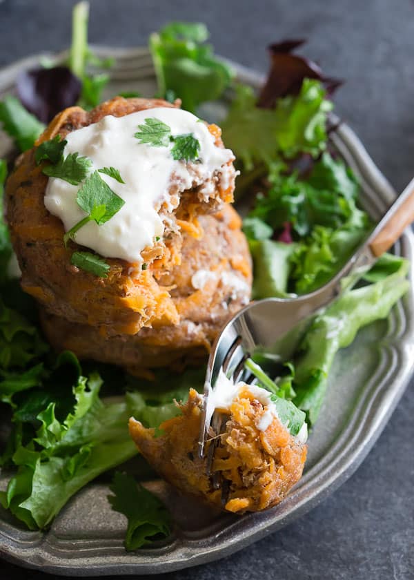 Sweet potato and turkey patties