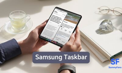 Samsung Android 12L Taskbar features