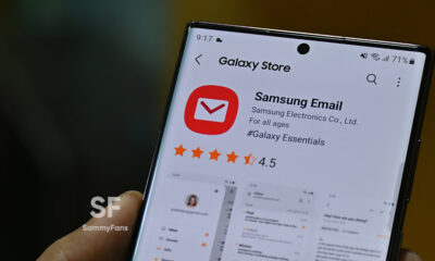Samsung Email app new feature
