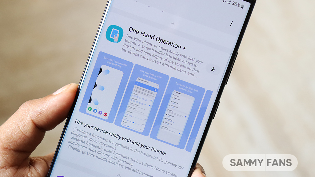 Samsung One Hand Operation + One UI 6.1.1
