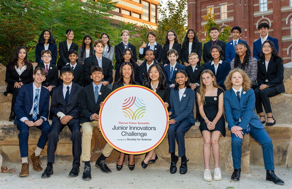 2024 Thermo Fisher Scientific Junior Innovators Challenge (JIC), Washington DC group shot, Franklin Park