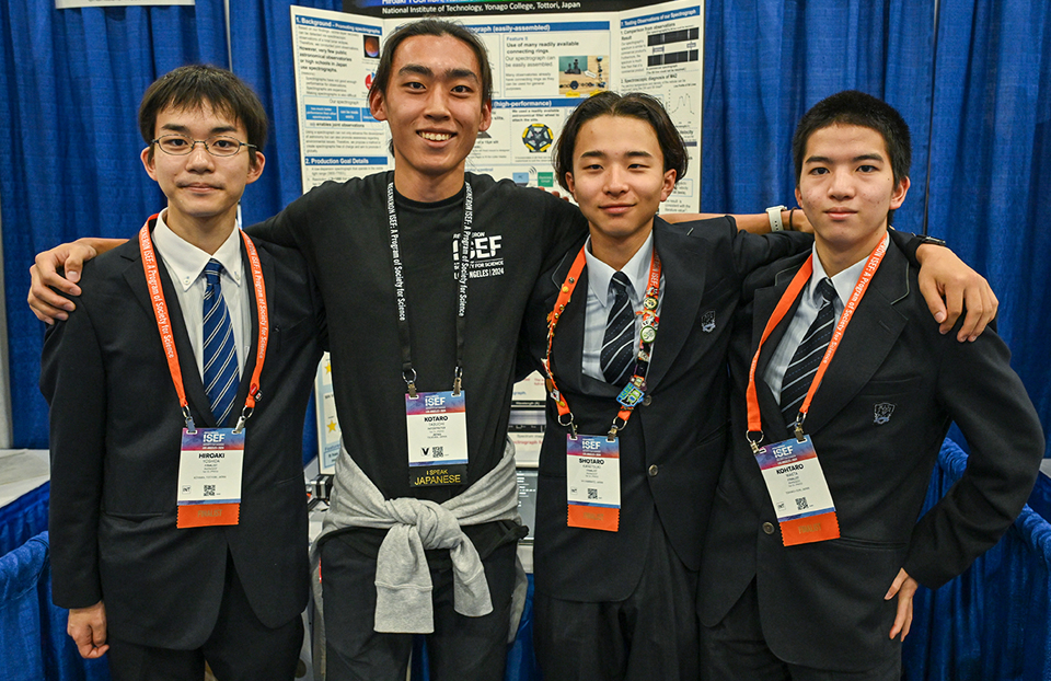 ISEF Volunteers: Interpreters with student finalists at ISEF 2024, Los Angeles, CA