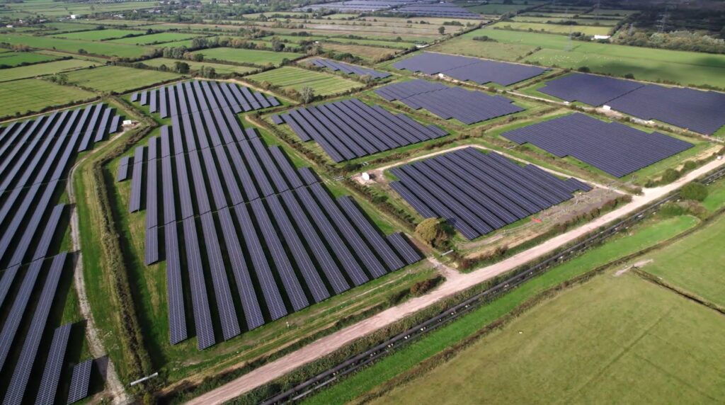 An image of a NextEnergy Capital owned solar farm in the UK. Image: NextEnergy Capital.