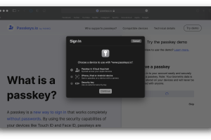How to use Passkeys on Apple devices