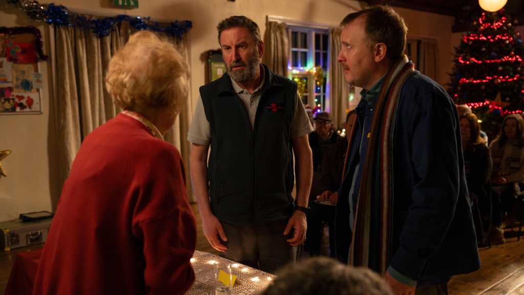 Lee Mack and Chris McCausland in Bad Tidings