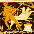 Thumbnail Hermes, Heracles, Cerberus