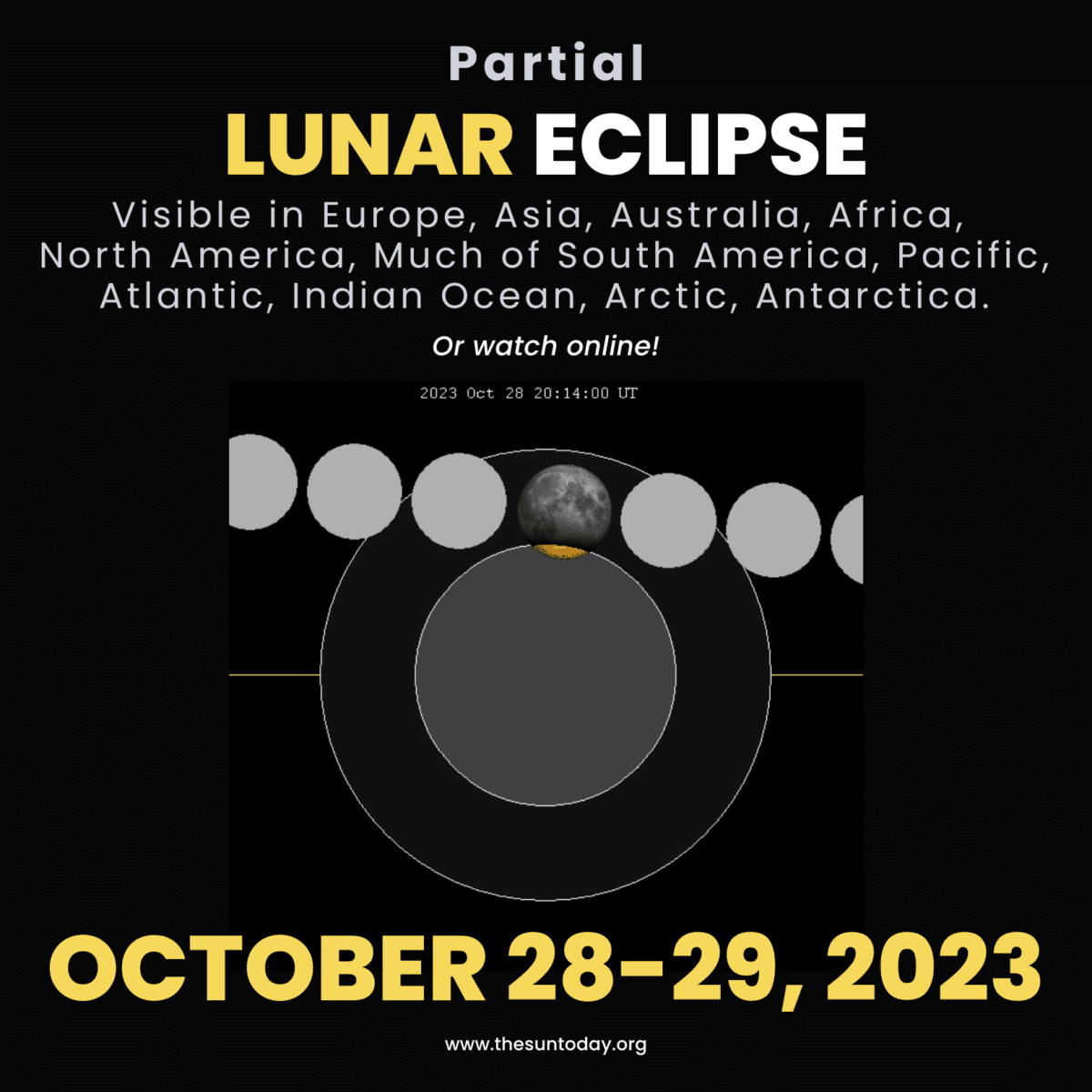 Partial Lunar Eclipse - 10.28.2023