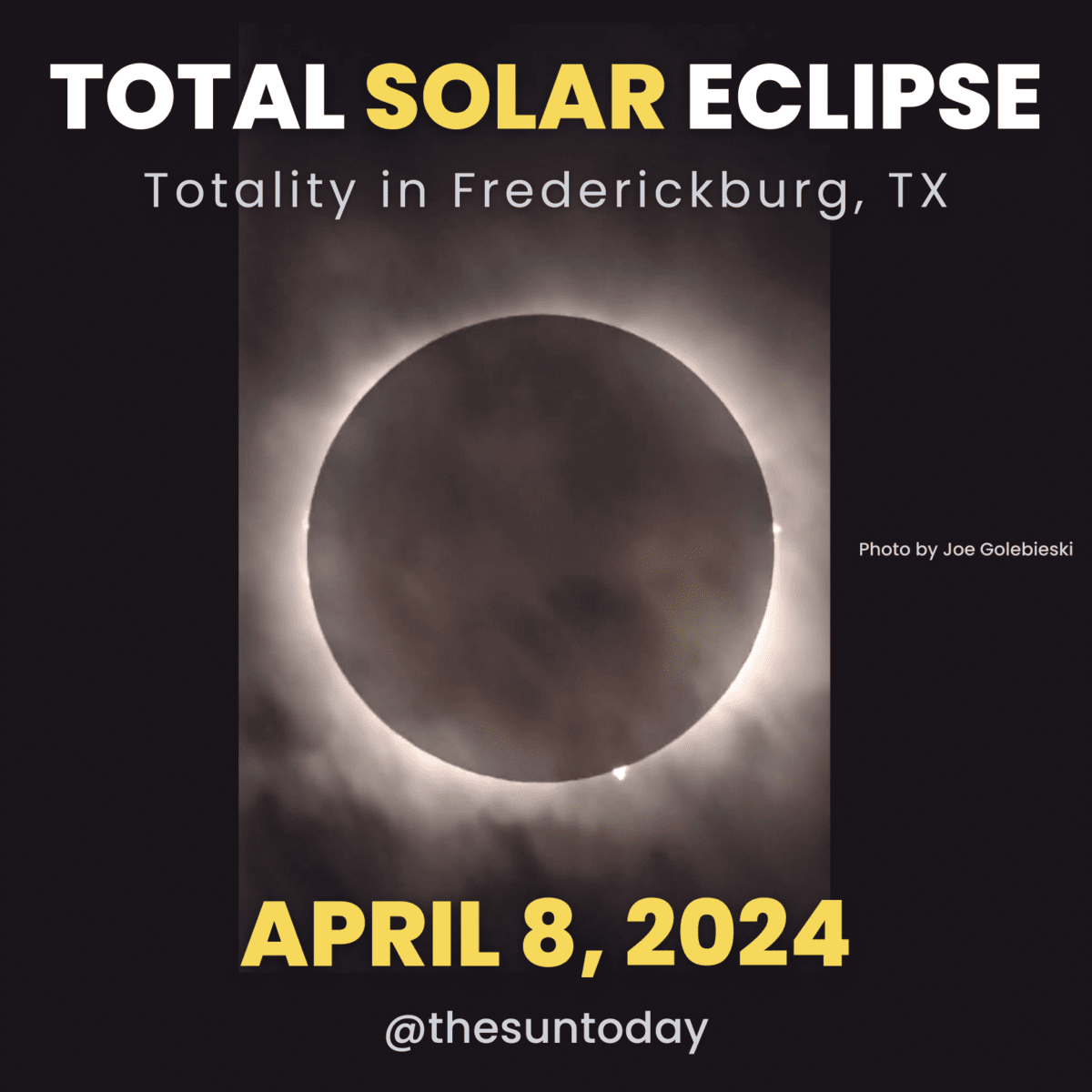 April 8, 2024 Total Solar Eclipse