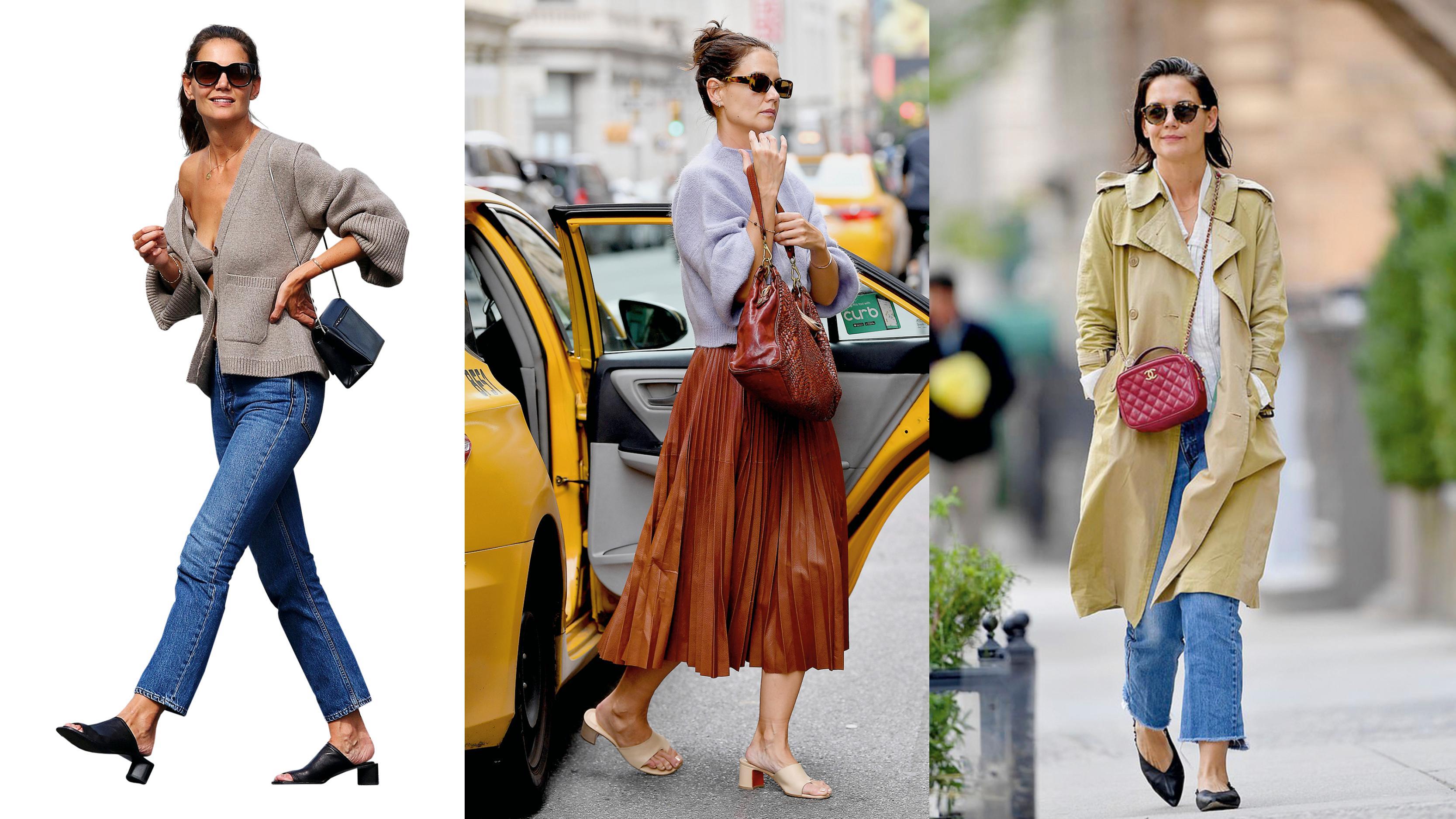 How Katie Holmes became a street‑style icon