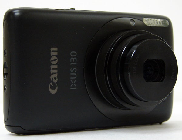 Canon IXUS 130 camera on white background