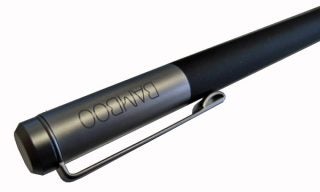 Close-up of a black Wacom Bamboo Stylus for iPad.