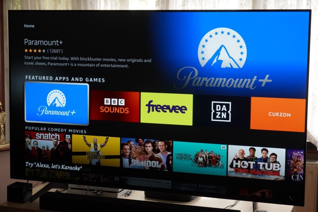 Amazon Fire TV Cube apps