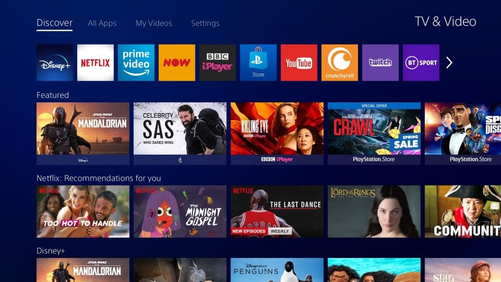 PS4 UI