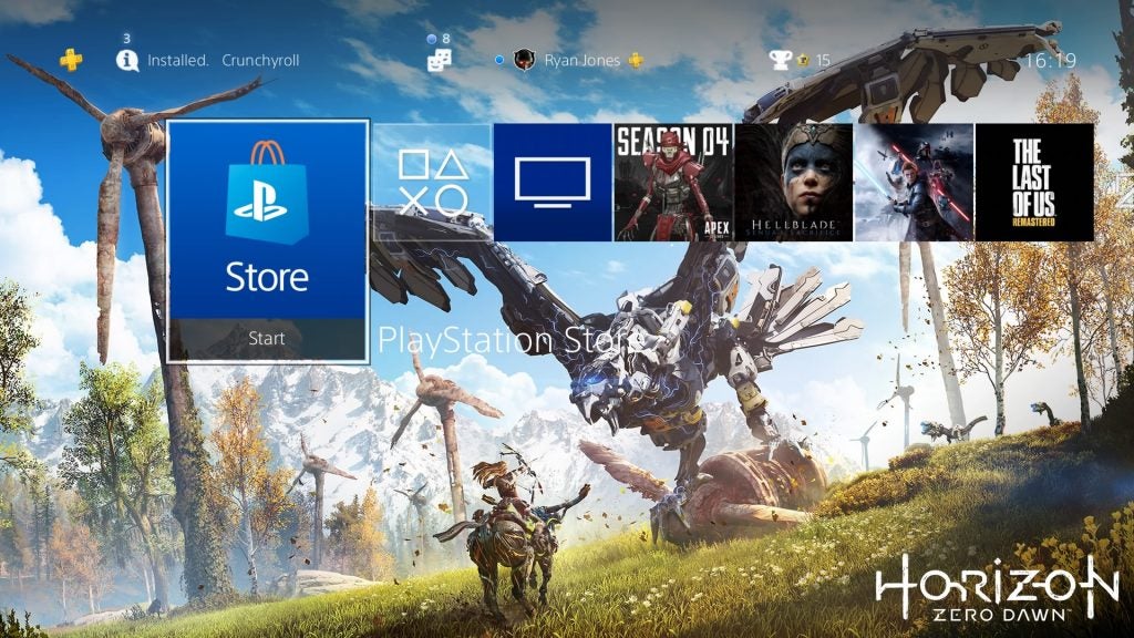 PS4 UI