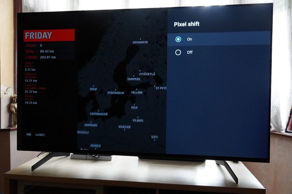 Sony OLED Pixel Shift