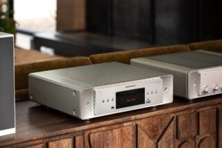 Marantz CD 60 alongside Model40 lifestyle silver