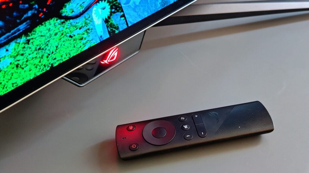 Asus ROG PG48UQ Remote & Logo