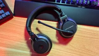 a wide shot of the Turtle Beach Stealth Pro headset