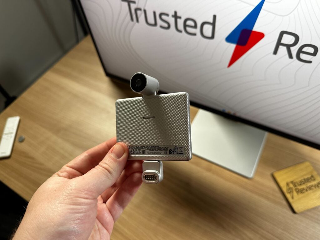 Samsung ViewFinity S9 detachable webcam