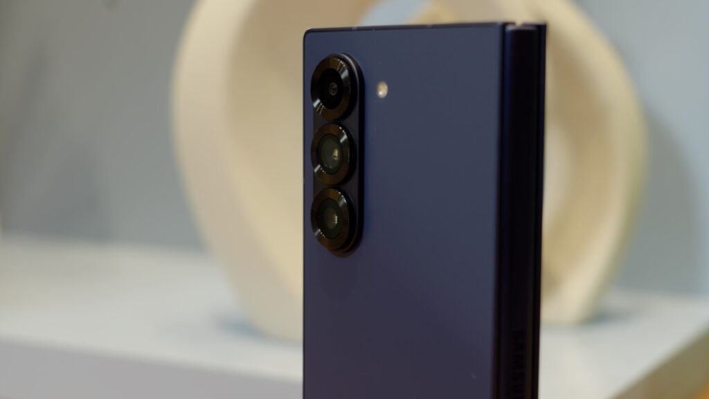 Samsung Galaxy Z Fold 6 rear cameras