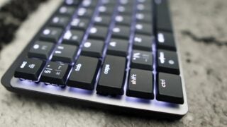 Logitech MX Mechanical keyboard side view