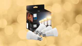 Philips Hue White Ambiance Smart Light Bulb 4 Pack