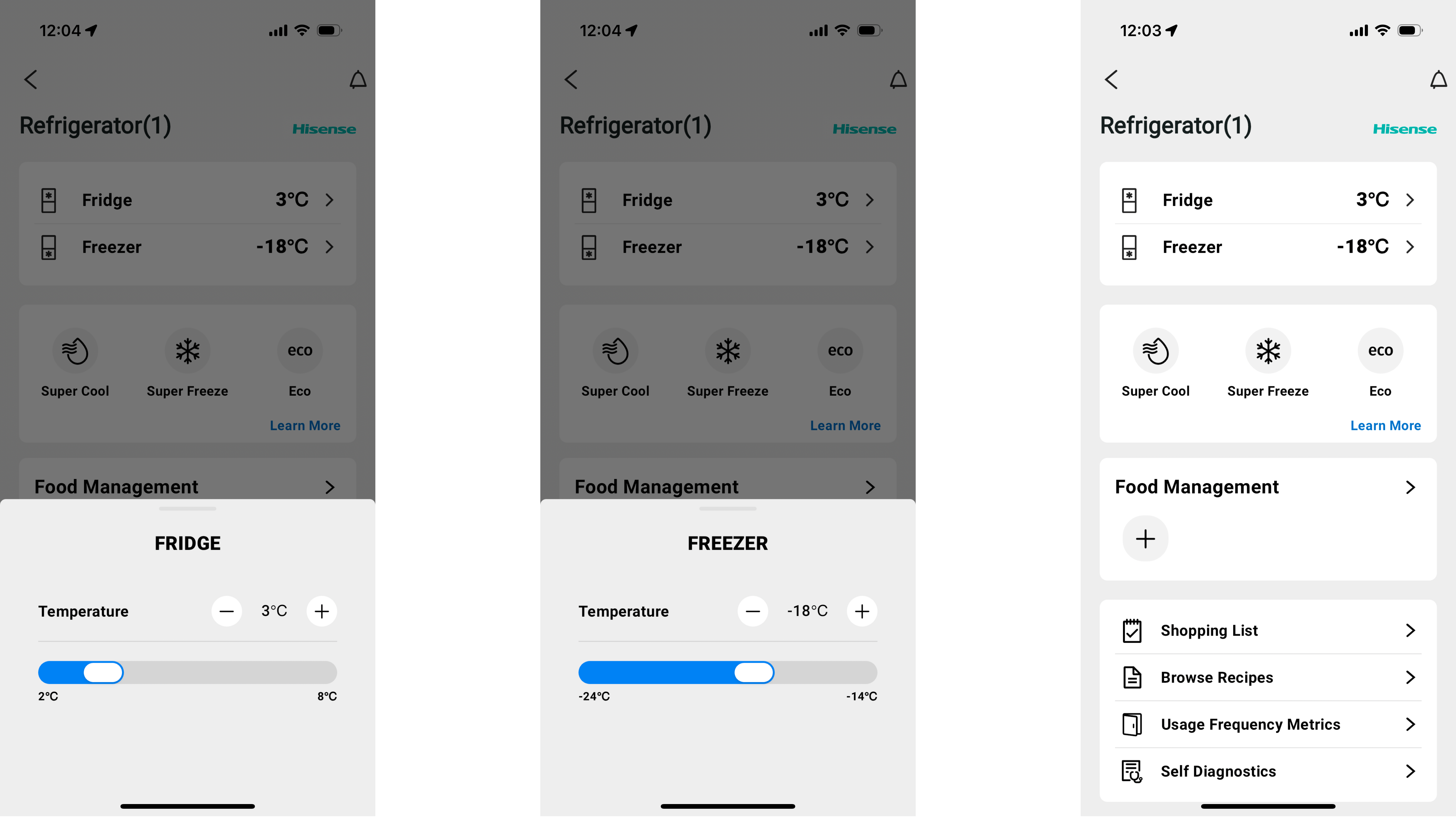 Hisense KitchenFit RB5K330GSFC app