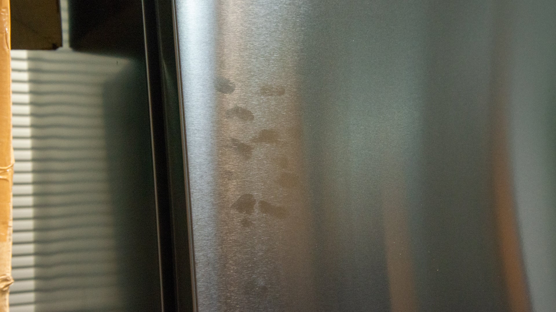 Hisense RB5K330GSFC fingerprints on door