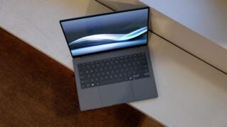 asus zenbook A14 open