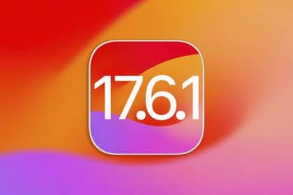 iOS 17.6.1 Icon with colourful peach background