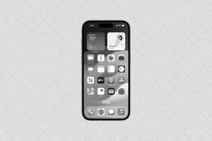 Black and White iPhone