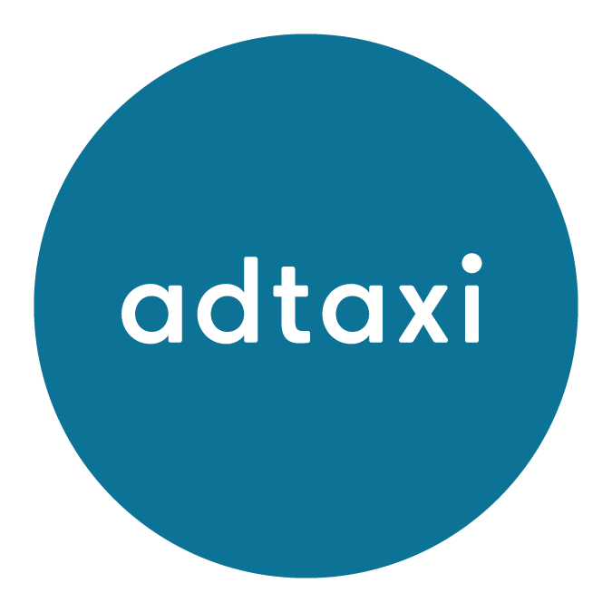 AdTaxi blue circle logo