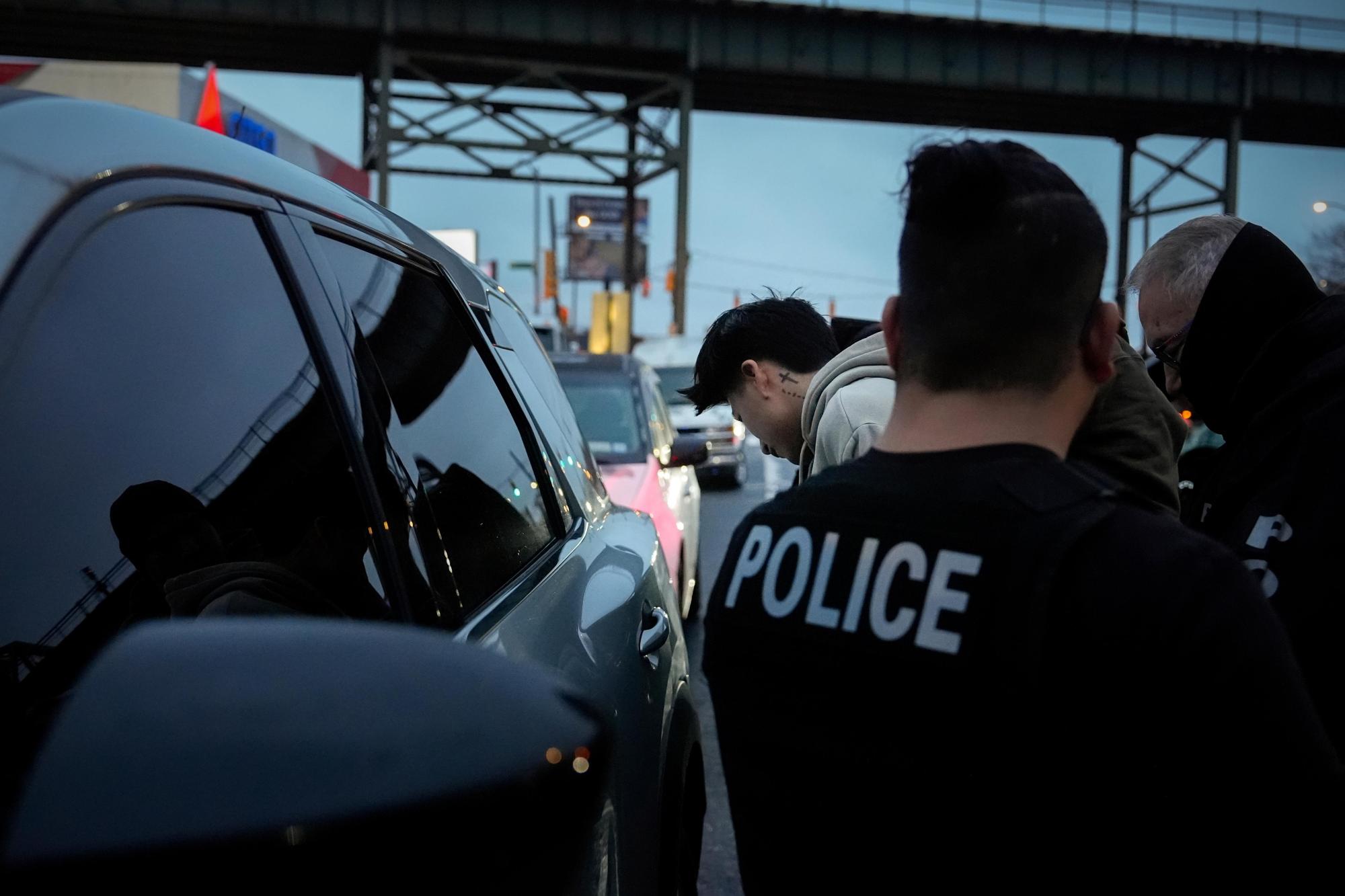 Deportation officers with Enforcement and Removal Operations in U.S. Immigration and Customs Enforcement's New York City field office