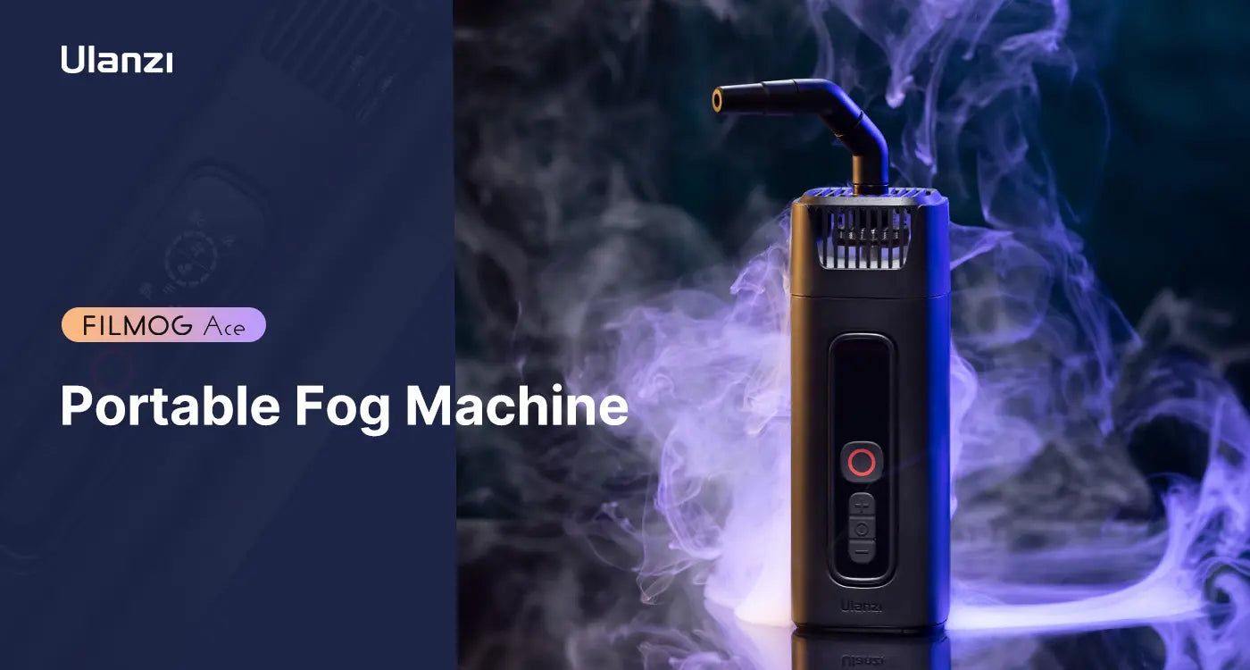 Load video: Ulanzi FM01 FILMOG Ace Portable Fog Machine R001