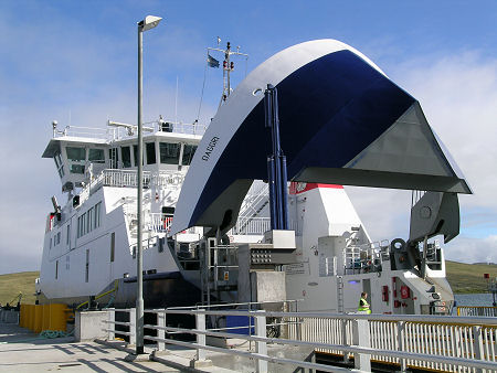 One of Shetland's many inter-island ferries