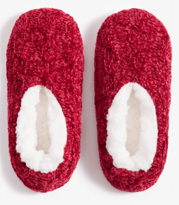 Charter Club Women's Cable Chenille Ped Slipper Socks