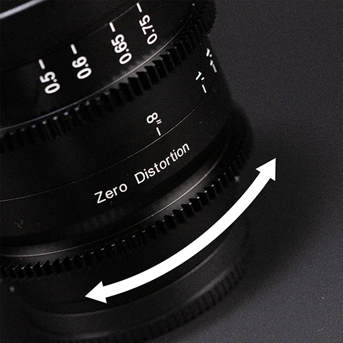 7.5mm T2.9 smooth focusing ring